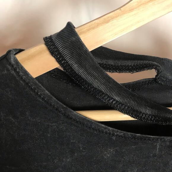 Nightmare On Elm Street NWT Women's Junior Large Asymmetrical Cutout Wash Top - Picture 7 of 9